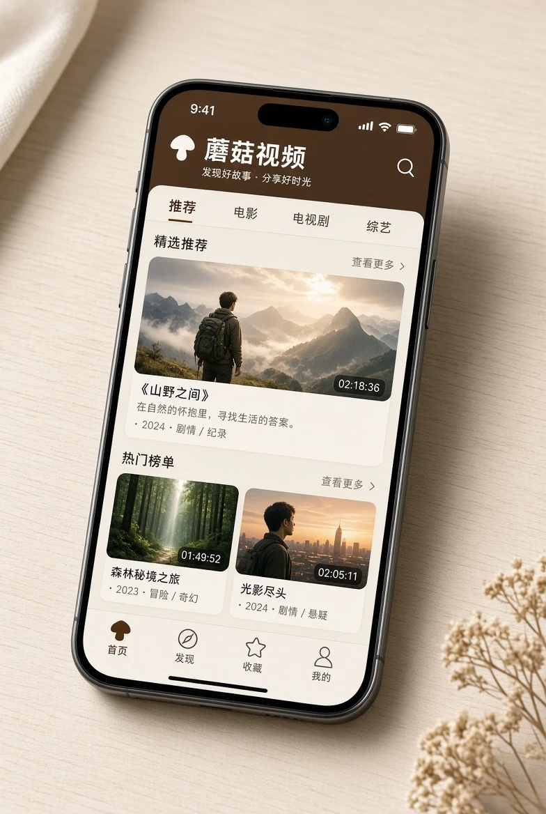 蘑菇视频应用服务